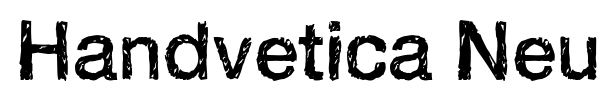 Handvetica Neue font