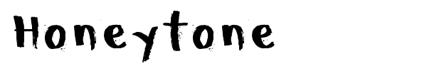 Honeytone font