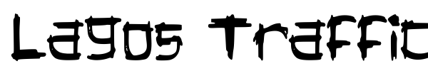 Lagos Traffic font