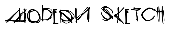 Modern Sketch font