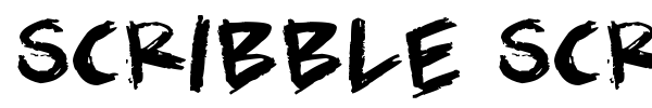 Scribble Scrawl font