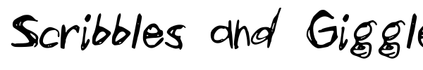Scribbles and Giggles font
