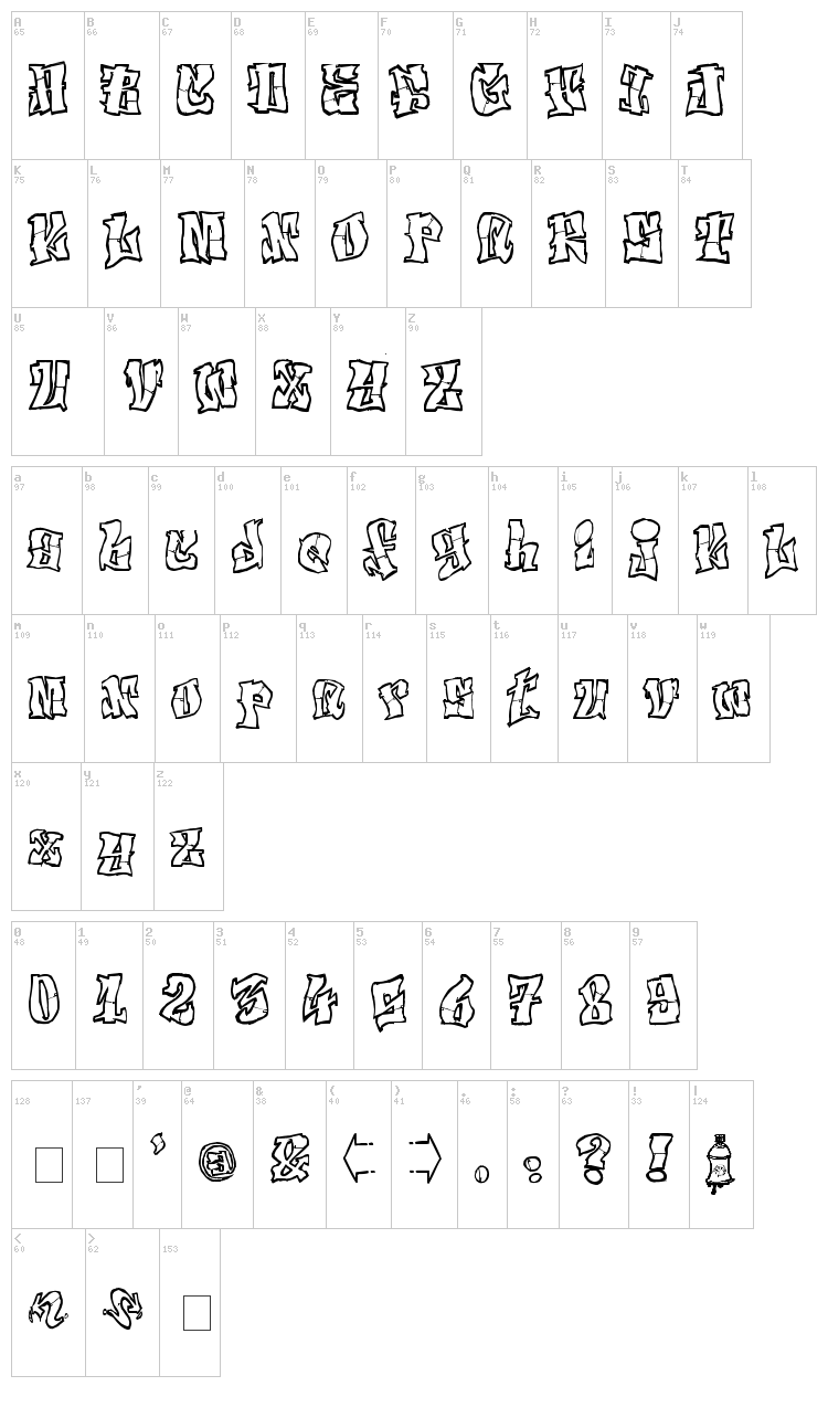 El&Font Tag! font , Script - Graffiti fonts - Fontzzz.com
