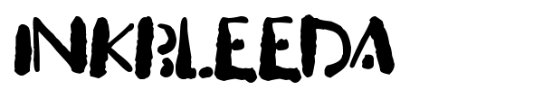 Inkbleeda font