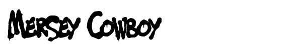 Mersey Cowboy font