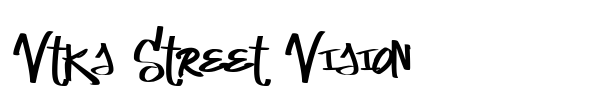 Vtks Street Vision font