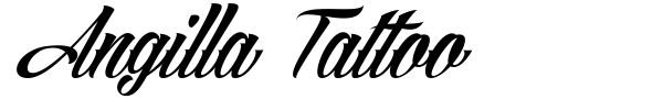 Angilla Tattoo font