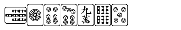Mahjong font