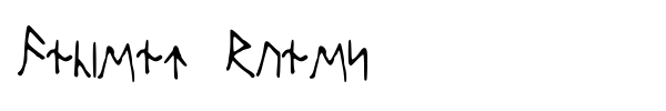 Ancient Runes font