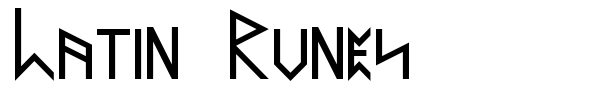 Latin Runes font