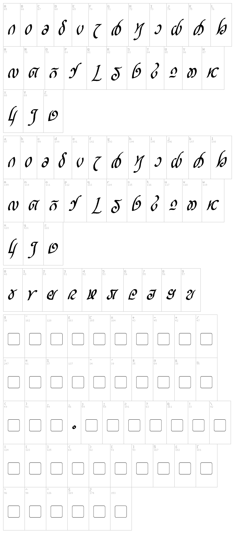 Rellanic Rellanic font , Dingbats - Runes, Elvish fonts - Fontzzz.com
