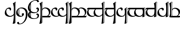 Tengwar Sindarin font