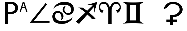 Zodiac S font