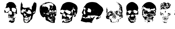 Old Skull Hellron font
