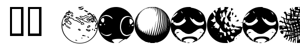 52 Sphereoids font