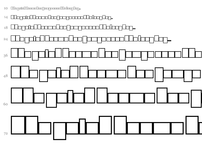 KG Teacher Helpers font waterfall
