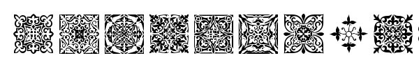 SL Square Ornaments font