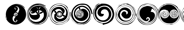 Spirals font