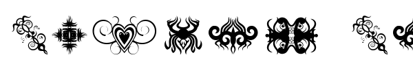 Tribal Tattoo Addict font