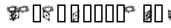Hellraiser Puzzlebox Bats font