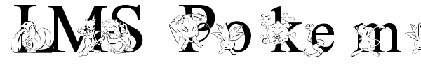 LMS Pokemon Master font
