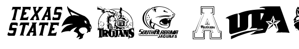 Sun Belt font