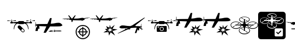 Drone Attack font