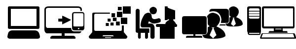 Computer icons font