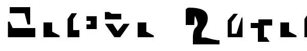 Giedi Ancient Autobot font