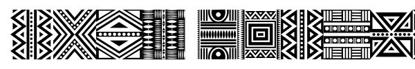Haus Ethnik Dingbats font