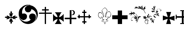 Symbol Crucifix font