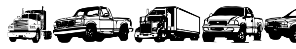 Trucks For Judy font