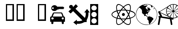 WM Symbols font