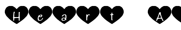 Heart Attack font preview