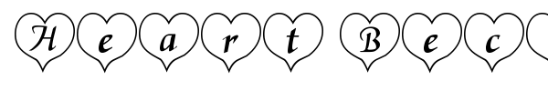 Heart Becker font