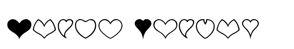Heart Shapes font