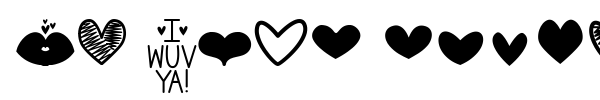 MF Love Dings font