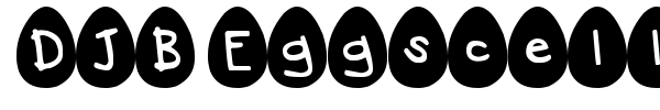 DJB Eggscellent font