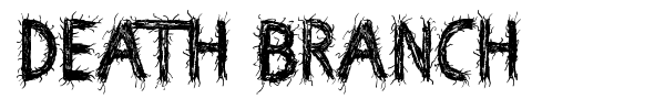 Death Branch font