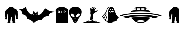 Monster Mash font preview