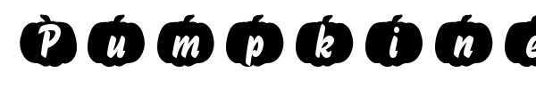 Pumpkinese font preview