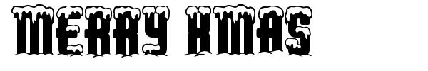 Merry Xmas font