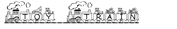 Toy Train font